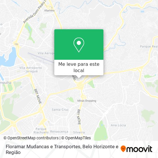 Floramar Mudancas e Transportes mapa
