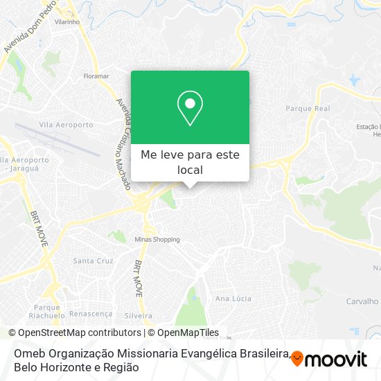 Omeb Organização Missionaria Evangélica Brasileira mapa