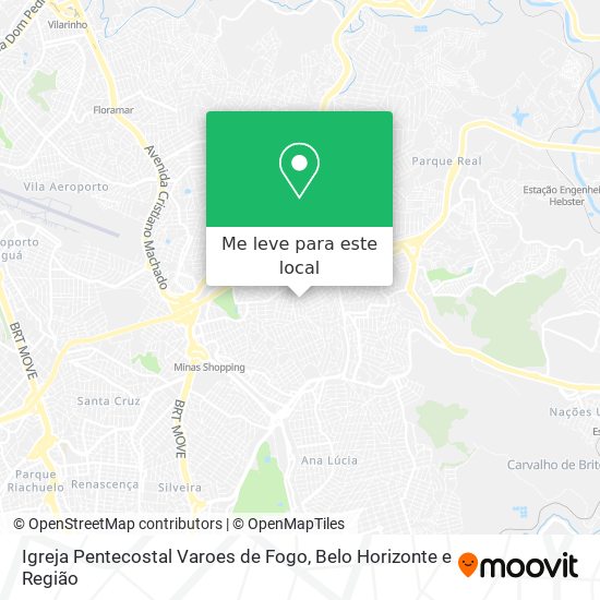 Igreja Pentecostal Varoes de Fogo mapa