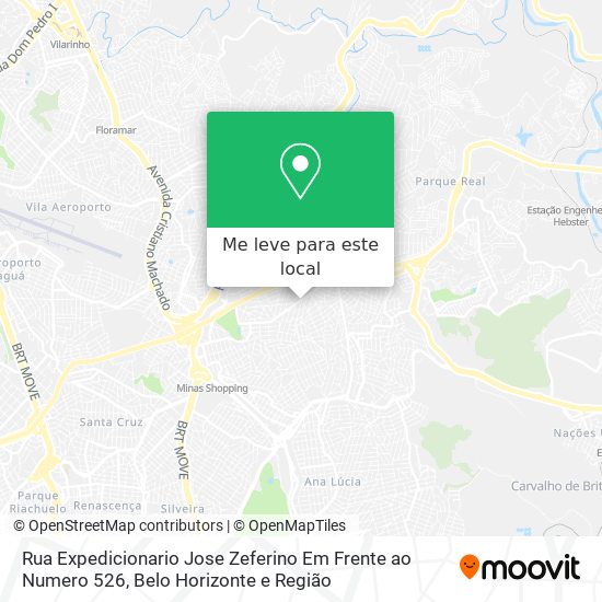 Rua Expedicionario Jose Zeferino Em Frente ao Numero 526 mapa