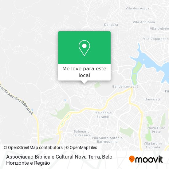 Associacao Biblica e Cultural Nova Terra mapa