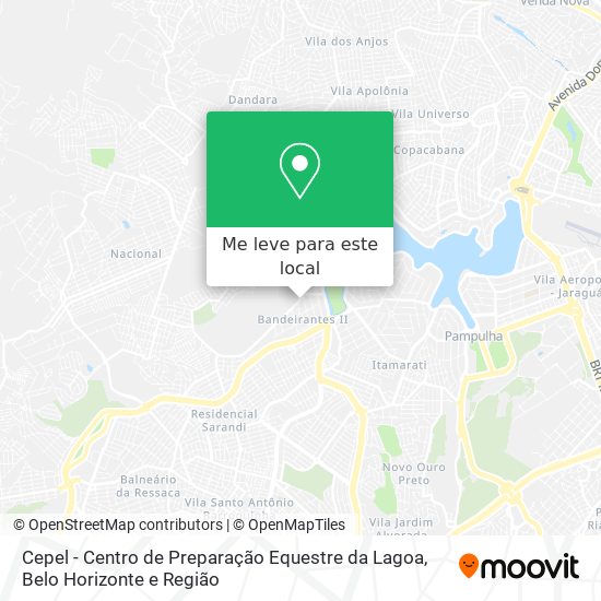 Cepel - Centro de Preparação Equestre da Lagoa mapa