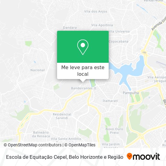 Escola de Equitação Cepel mapa