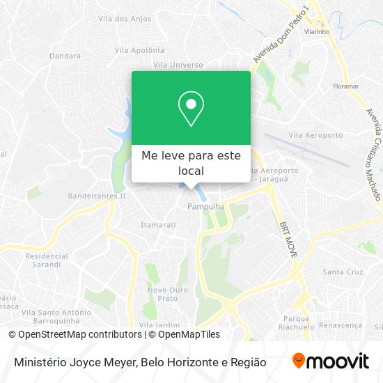 Ministério Joyce Meyer mapa