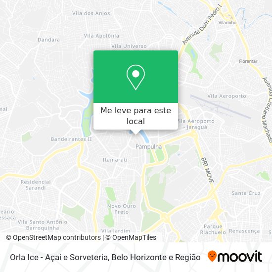 Orla Ice - Açai e Sorveteria mapa