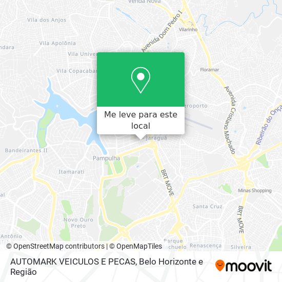 AUTOMARK VEICULOS E PECAS mapa