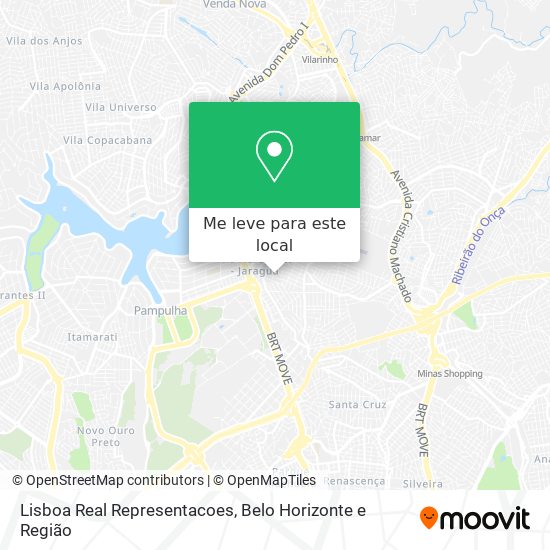 Lisboa Real Representacoes mapa