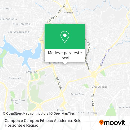 Campos e Campos Fitness Academia mapa