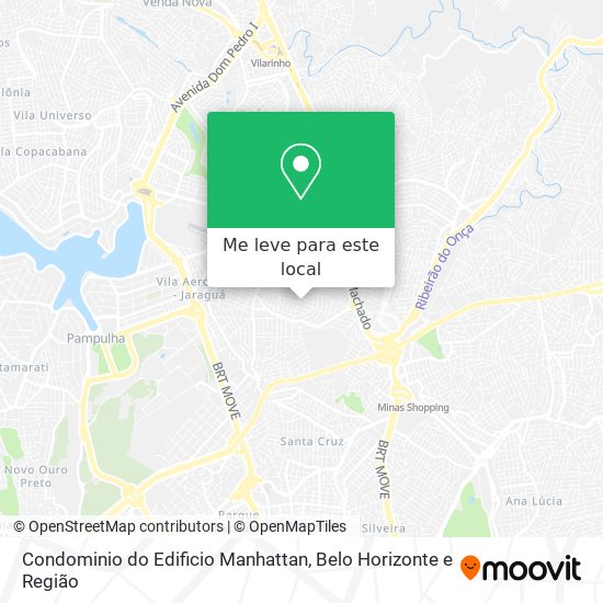 Condominio do Edificio Manhattan mapa