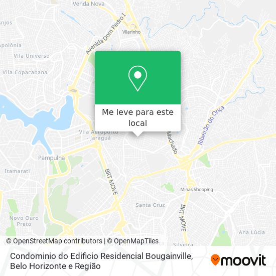 Condominio do Edificio Residencial Bougainville mapa