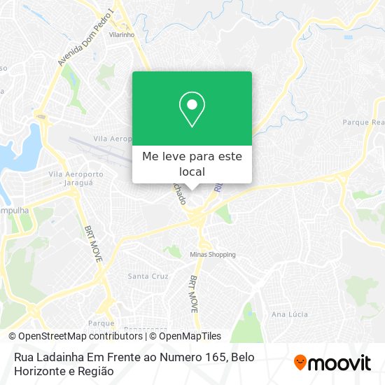 Rua Ladainha Em Frente ao Numero 165 mapa