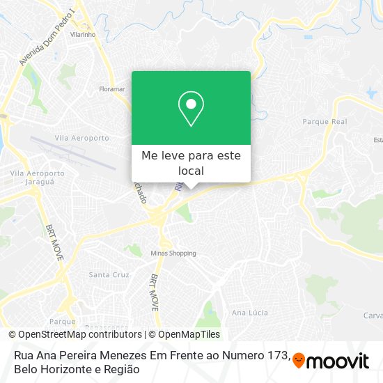 Rua Ana Pereira Menezes Em Frente ao Numero 173 mapa