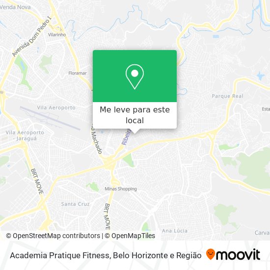 Academia Pratique Fitness mapa