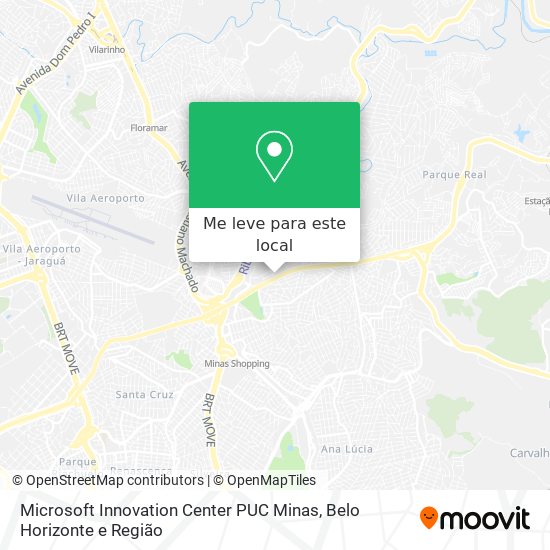 Microsoft Innovation Center PUC Minas mapa