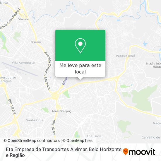 Eta Empresa de Transportes Alvimar mapa