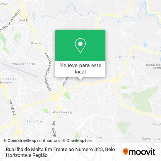 Rua Ilha de Malta Em Frente ao Numero 323 mapa