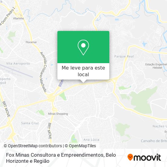 Fox Minas Consultora e Empreendimentos mapa
