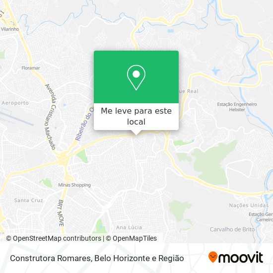 Construtora Romares mapa