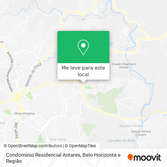 Condominio Residencial Antares mapa