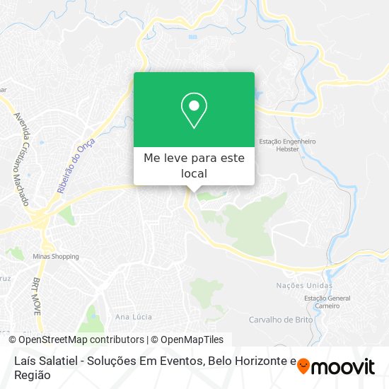 Laís Salatiel - Soluções Em Eventos mapa