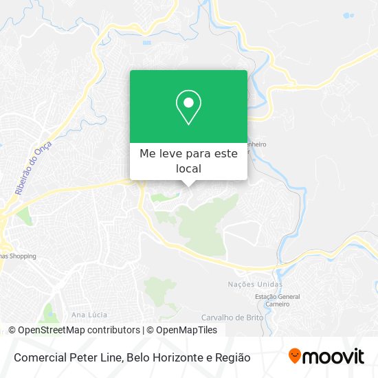 Comercial Peter Line mapa