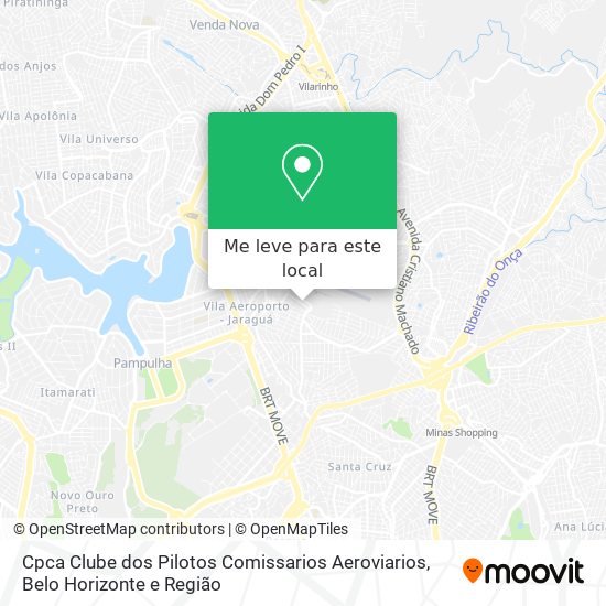Cpca Clube dos Pilotos Comissarios Aeroviarios mapa