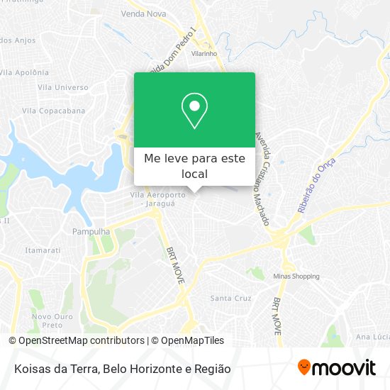 Koisas da Terra mapa