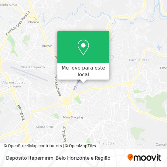 Deposito Itapemirim mapa