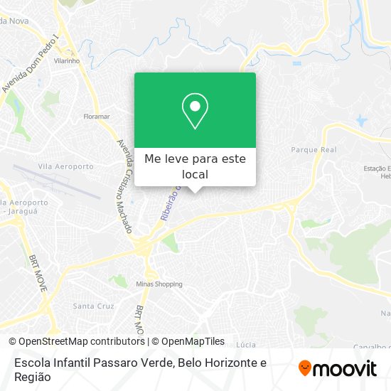 Escola Infantil Passaro Verde mapa