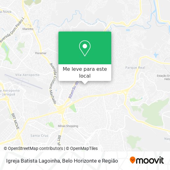 Igreja Batista Lagoinha mapa