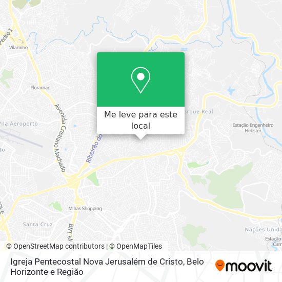 Igreja Pentecostal Nova Jerusalém de Cristo mapa