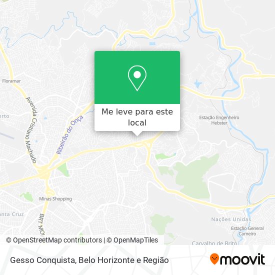 Gesso Conquista mapa
