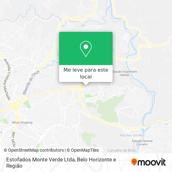 Estofados Monte Verde Ltda mapa