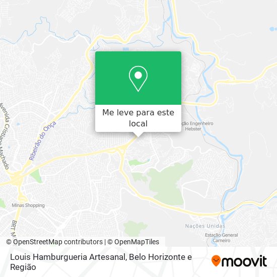 Louis Hamburgueria Artesanal mapa