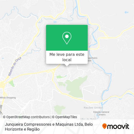 Junqueira Compressores e Maquinas Ltda mapa