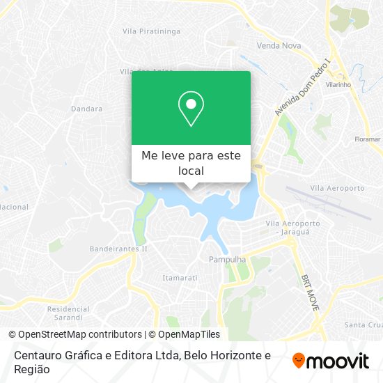 Centauro Gráfica e Editora Ltda mapa