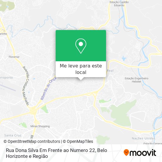 Rua Dona Silva Em Frente ao Numero 22 mapa