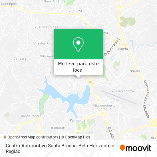 Centro Automotivo Santa Branca mapa