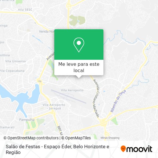 Salão de Festas - Espaço Éder mapa