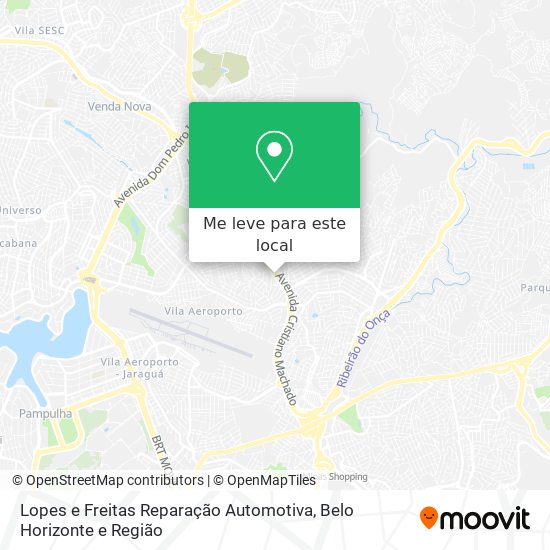 Lopes e Freitas Reparação Automotiva mapa