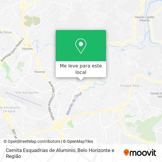 Cemita Esquadrias de Aluminio mapa