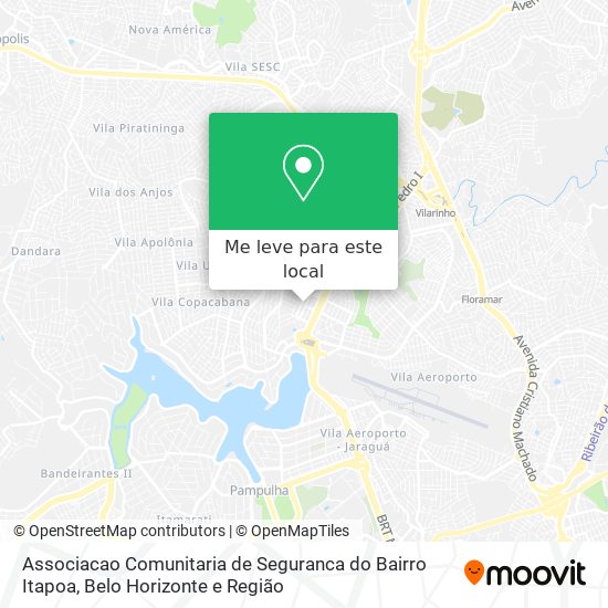 Associacao Comunitaria de Seguranca do Bairro Itapoa mapa