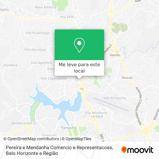 Pereira e Mendanha Comercio e Representacoes mapa