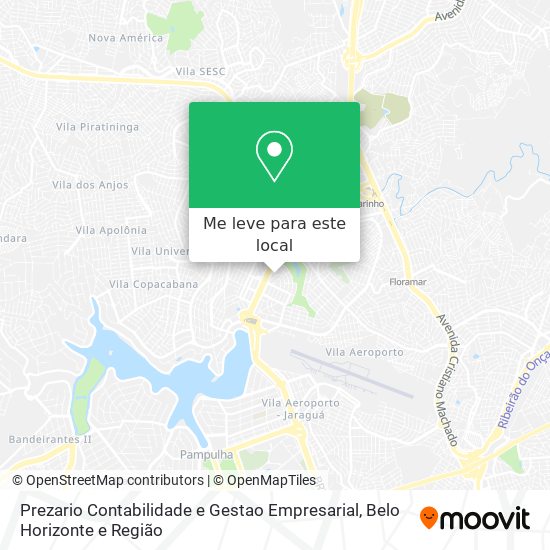 Prezario Contabilidade e Gestao Empresarial mapa