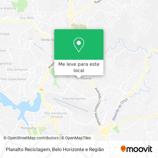 Planalto Reciclagem mapa