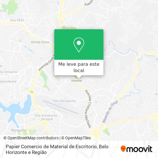 Papier Comercio de Material de Escritorio mapa
