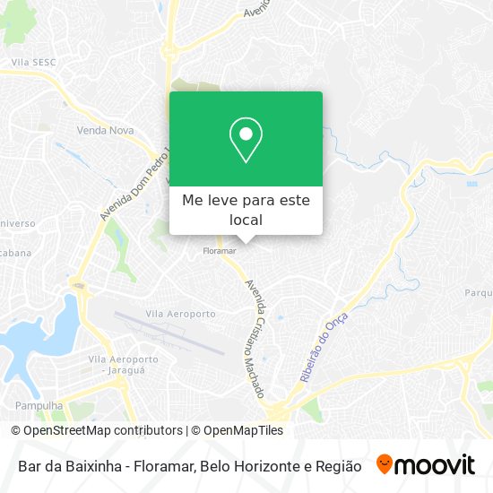 Bar da Baixinha - Floramar mapa