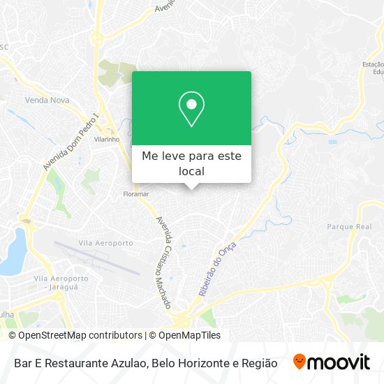 Bar E Restaurante Azulao mapa