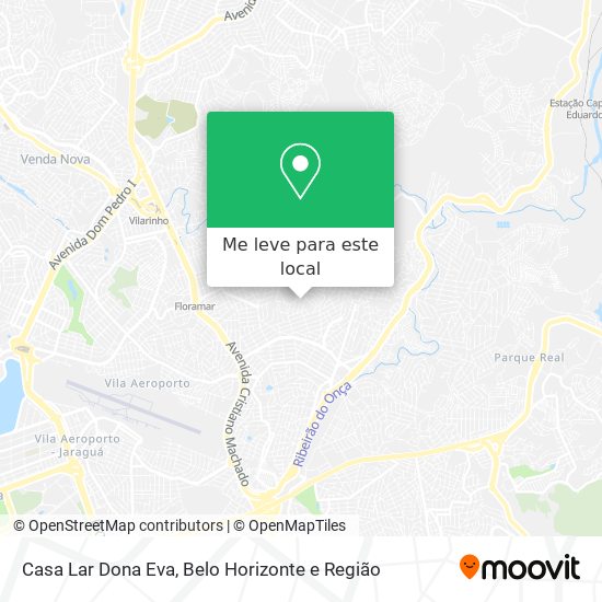 Casa Lar Dona Eva mapa