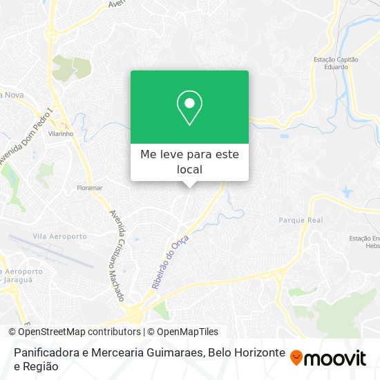 Panificadora e Mercearia Guimaraes mapa